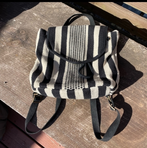 Wooven backpack purse - Picture 1 of 7